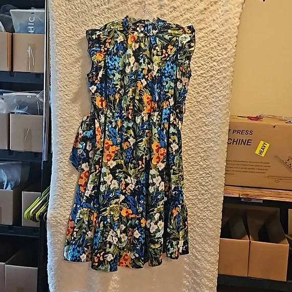 Bloomchic Dress size 12 Floral Tiered Dress - Picture 7 of 15